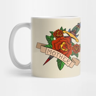 Mother Dagger with Roses Mug